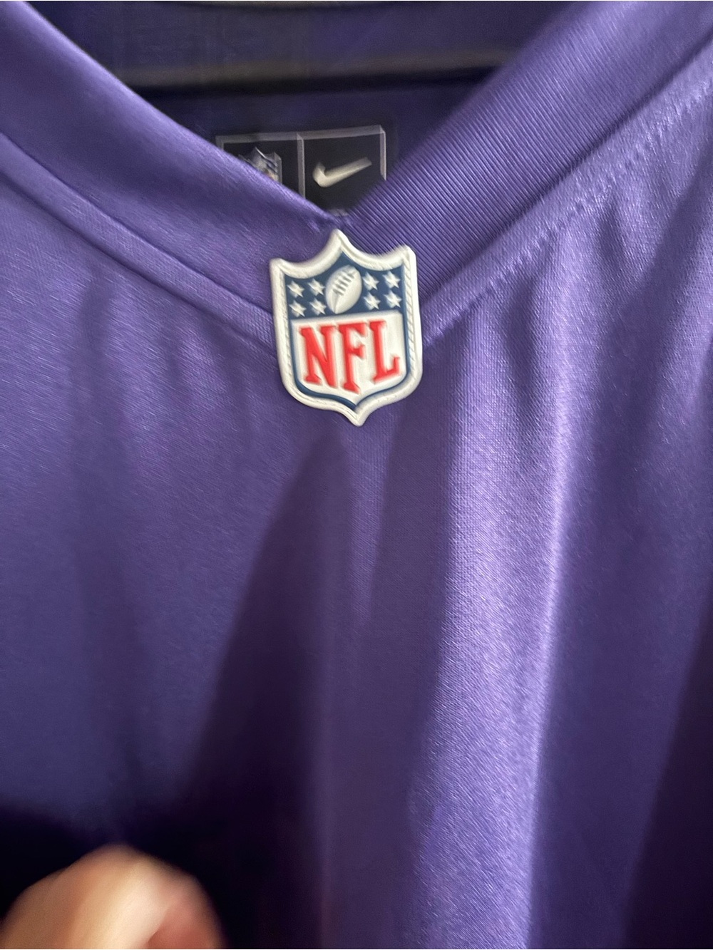 Nike Purple Baltimore Ravens Football Jersey XL, NWT - Picture 3 of 7